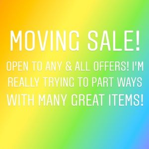 MOVING tomorrow!!! Need to get things out by tmrw